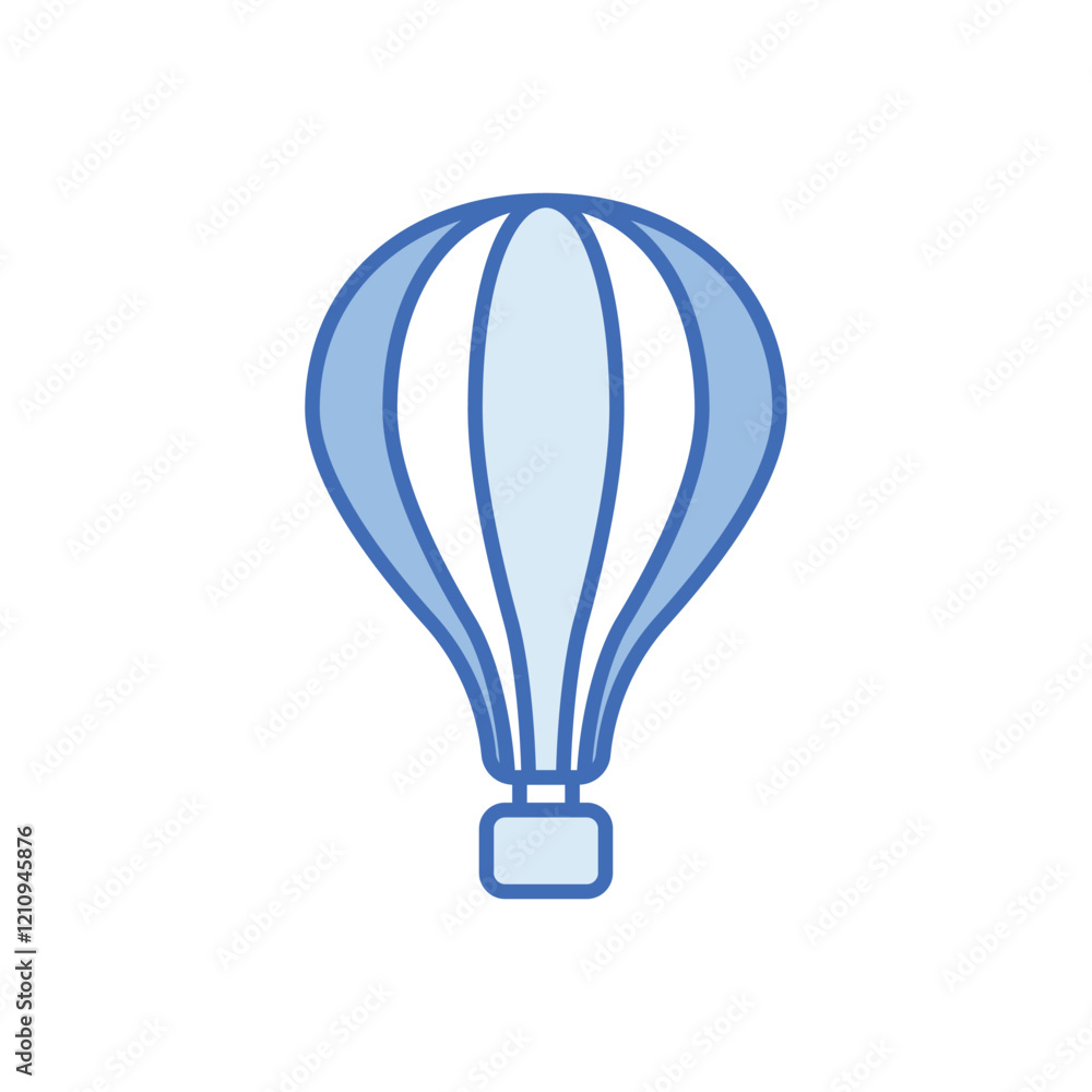 Fototapeta premium Hot Air Ballon vector icon