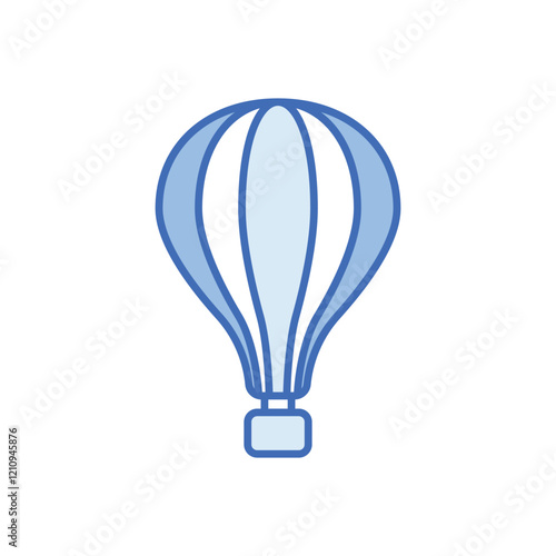 Hot Air Ballon vector icon