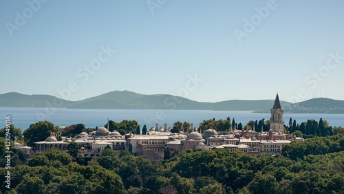 Looking at Topkapi Palace from far away