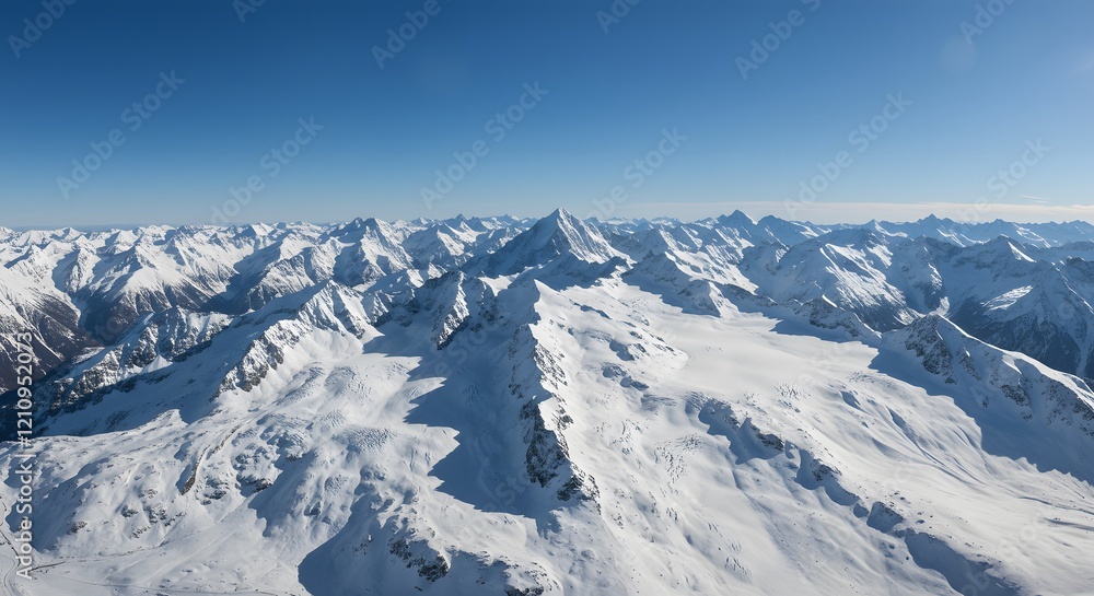 Fototapeta premium snow covered mountains