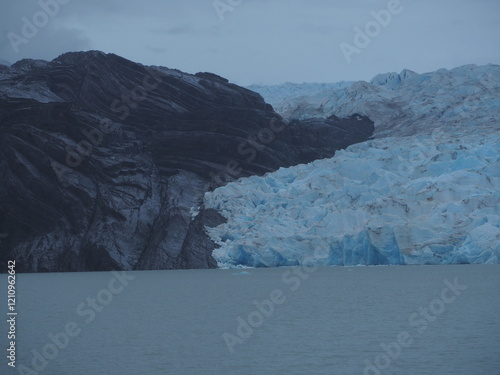Glaciar Grey, Chile. Hielo glaciar