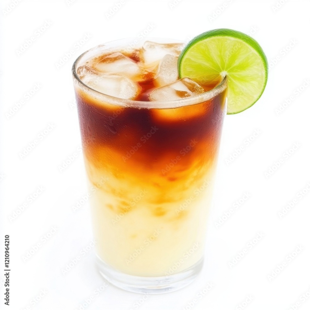 A refreshing iced coffee cocktail infused with a splash of lime, combining the bold flavors of coffee with a zesty citrus twist. A refreshing iced coffee cocktail infused with a splash of lime, combining the bold flavors of coffee with a zesty citrus twist.