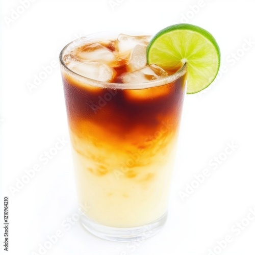 Wallpaper Mural A refreshing iced coffee cocktail infused with a splash of lime, combining the bold flavors of coffee with a zesty citrus twist. Torontodigital.ca