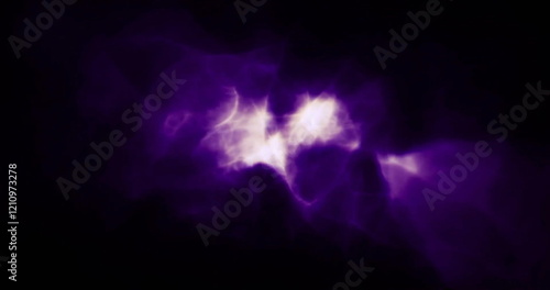 Wallpaper Mural Image of purple light flows moving on black background Torontodigital.ca