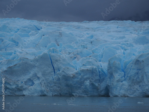 Glaciar Grey, Chile. Hielo glaciar
