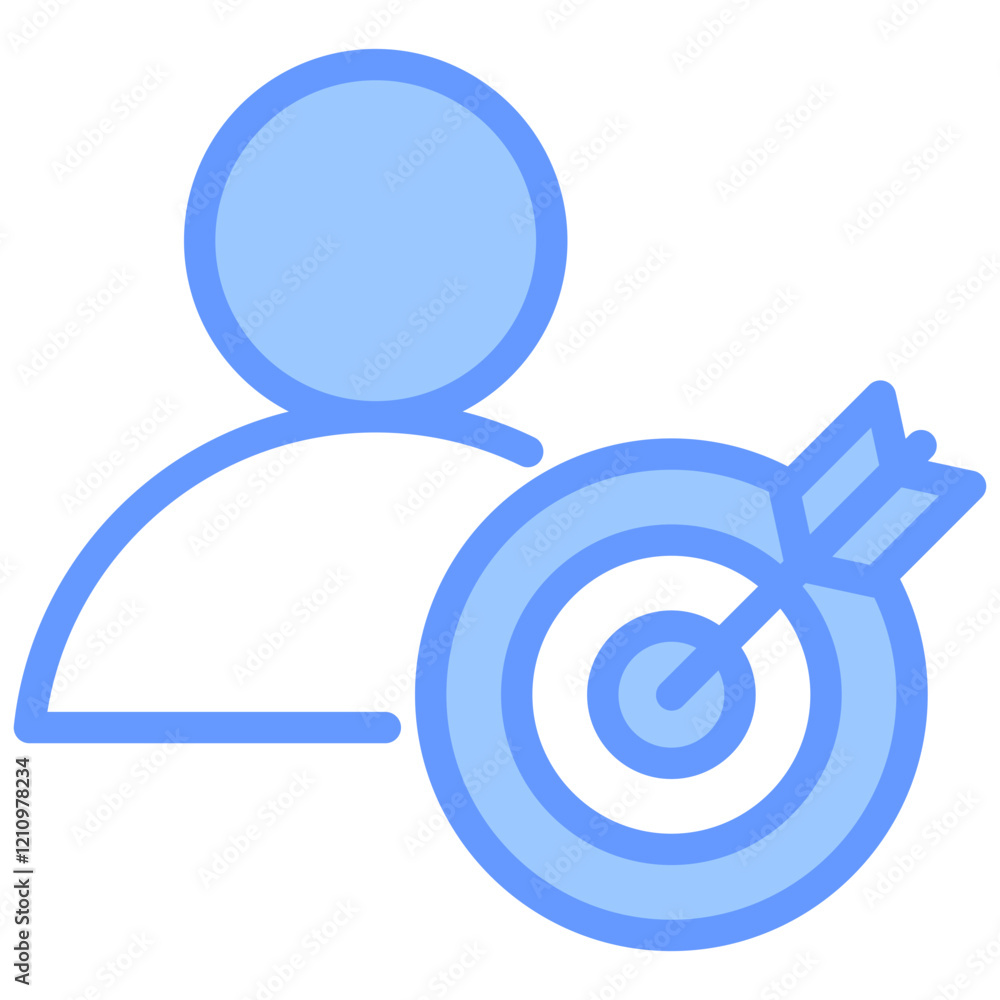 Target Blue Icon