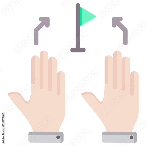 Competitor Flat Icon