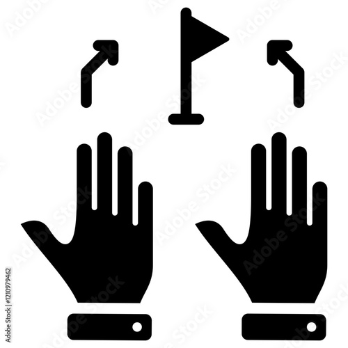 Competitor Glyph Icon