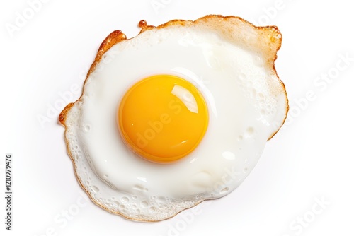 isolated fried egg