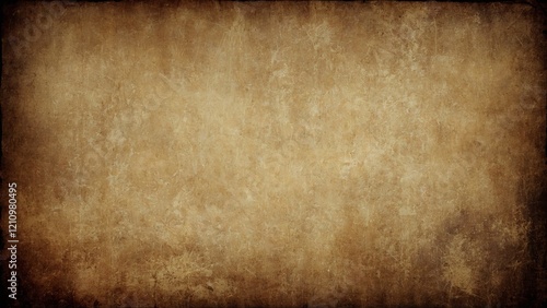 Earthy brown with dark vignette grunge texture background