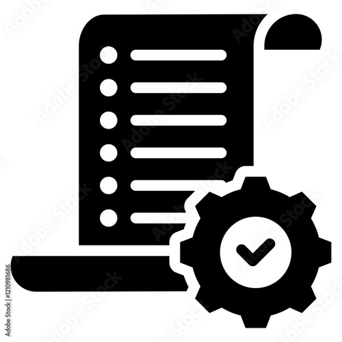 Log Management Glyph Icon