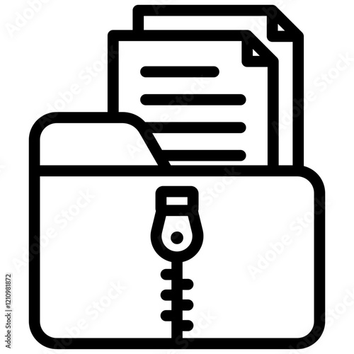 Compression Outline Icon