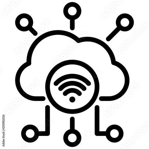 Iot Outline Icon