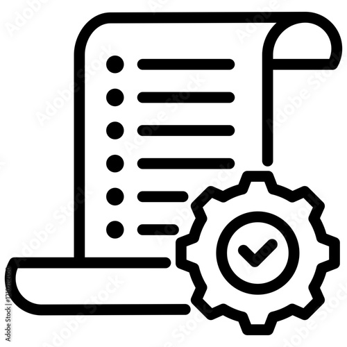 Log Management Outline Icon