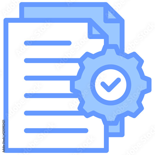 Data Validation Blue Icon