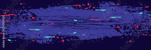neon background brush game blue pink purple banner abstract paint stain vintage modern wrap car sticker. sports, vector.