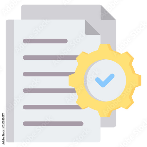 Data Validation Flat Icon