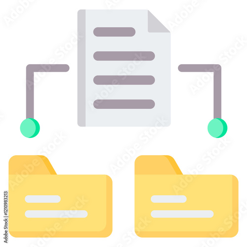 Data Redundancy Flat Icon