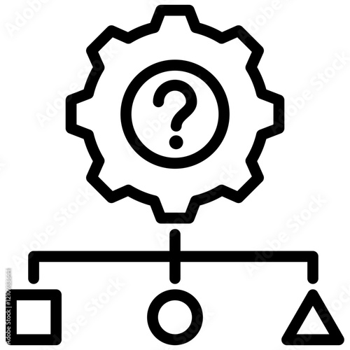 Predictive Modeling Outline Icon