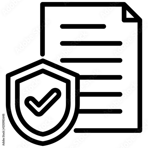 Data Governance Outline Icon