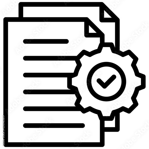 Data Validation Outline Icon