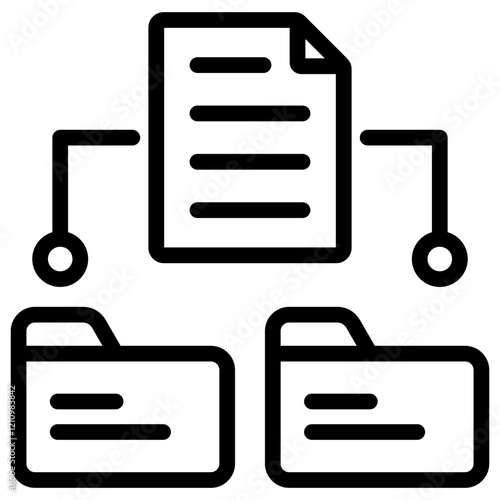 Data Redundancy Outline Icon