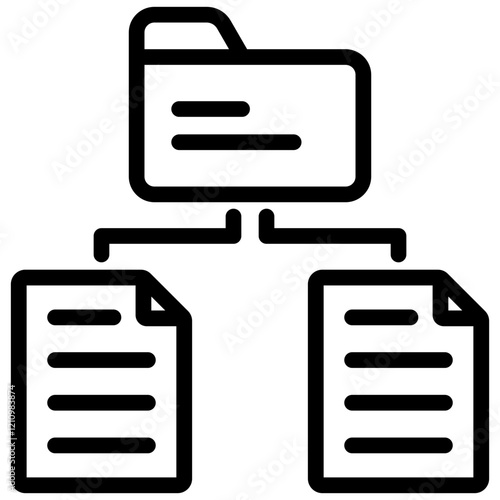 Data Enrichment Outline Icon