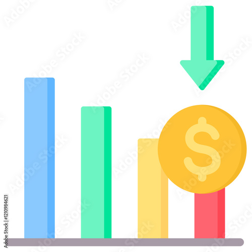Amortization Flat Icon