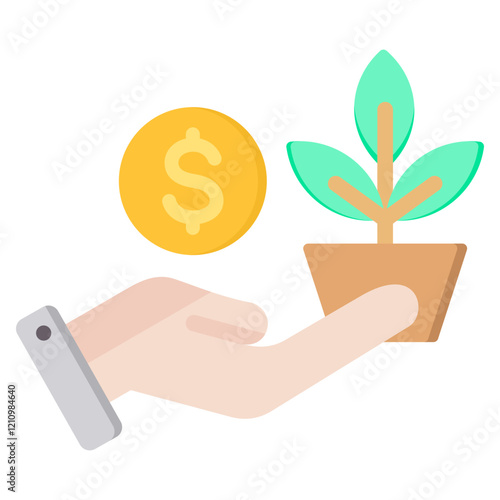 Investment Flat Icon