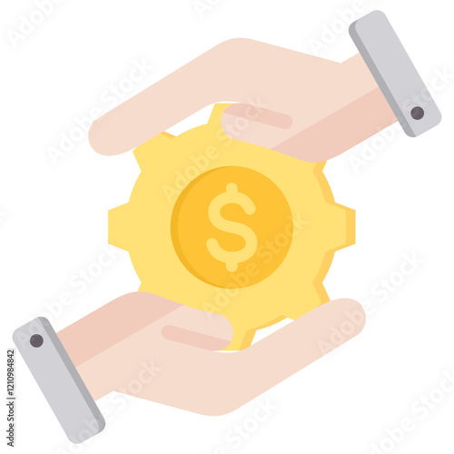 Account Receivable Flat Icon