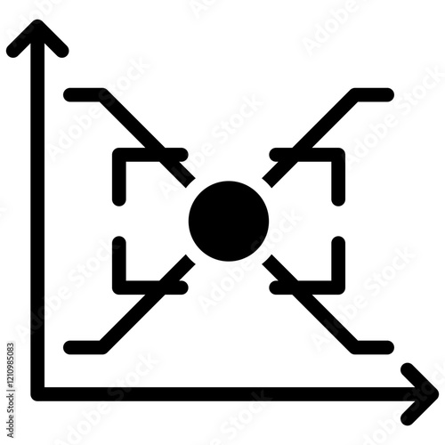 Break Event Point Glyph Icon
