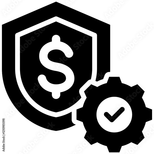 Solvency Glyph Icon
