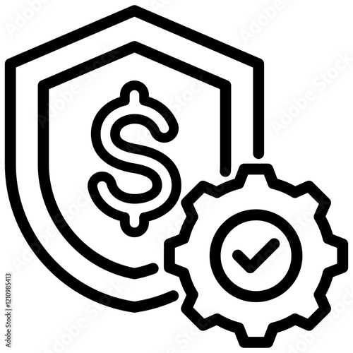 Solvency Outline Icon
