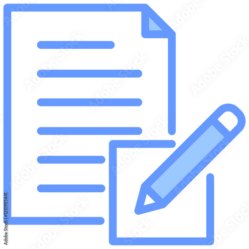Editing Blue Icon