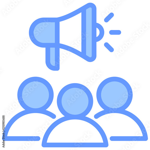 Audience Blue Icon