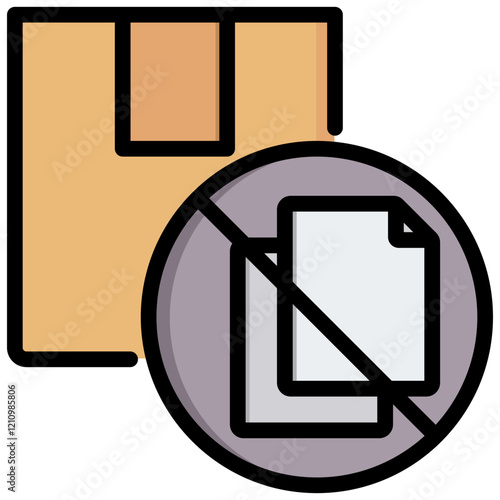 Copyright Outline Color Icon