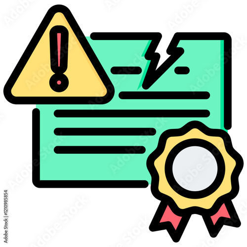 Infringement Outline Color Icon