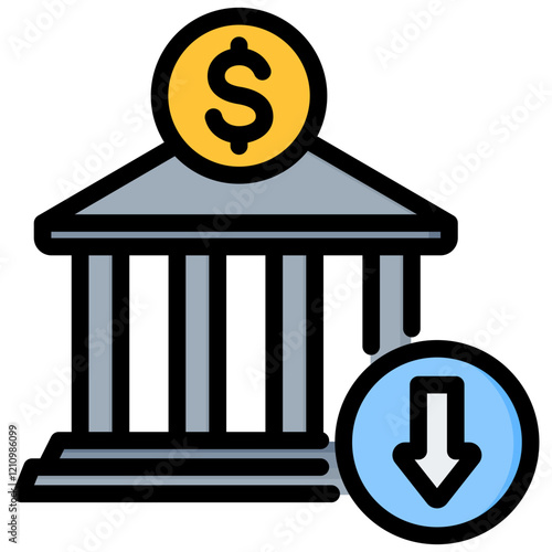 Legal Deposit Outline Color Icon