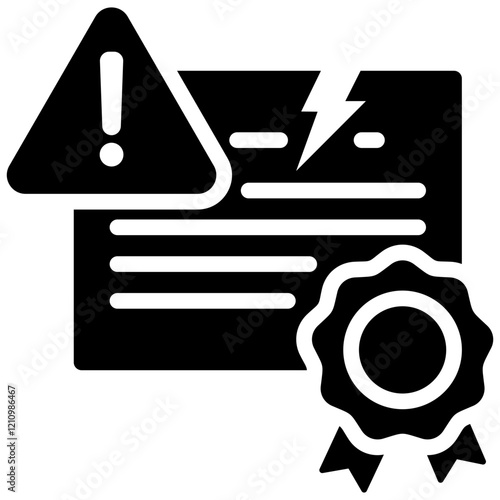 Infringement Glyph Icon