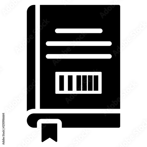 Isbn Glyph Icon
