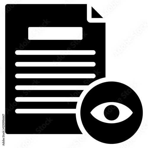 Review Glyph Icon