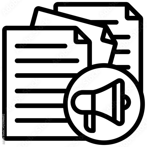 Publication Outline Icon