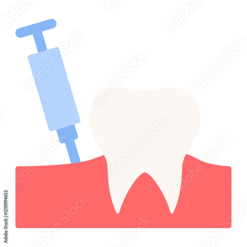 tooth anesthesia icon