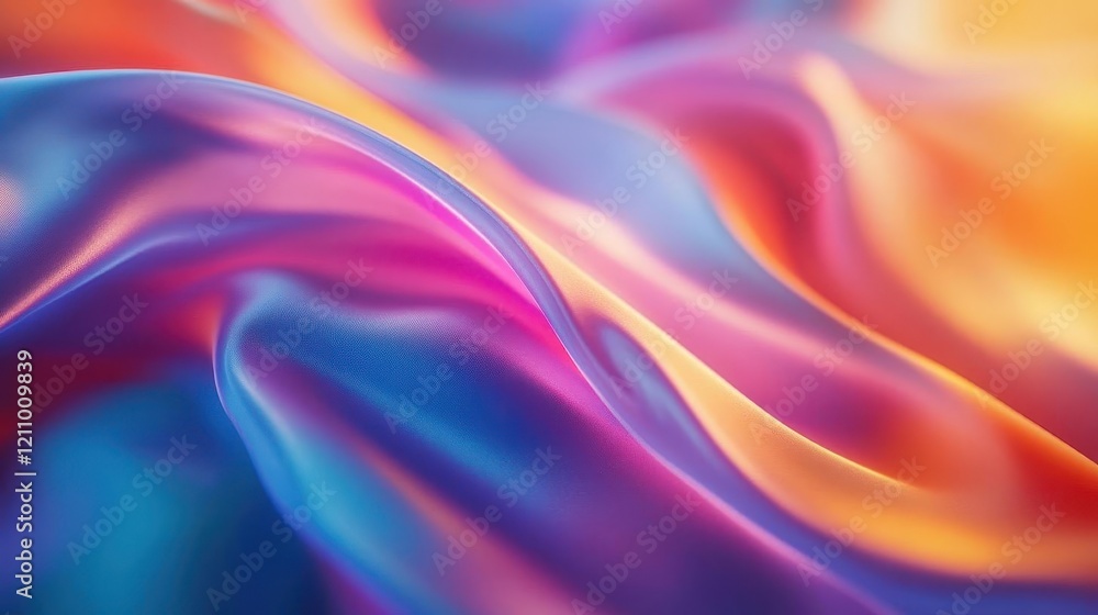 Fototapeta premium Abstract gradient backgrounds, close-up of smooth color transitions, vibrant and dynamic design