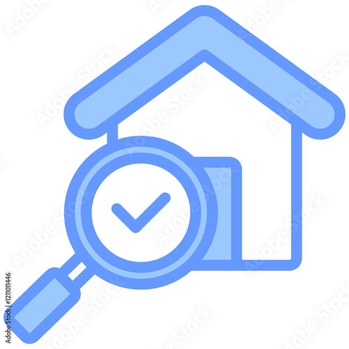 Inspection Blue Icon