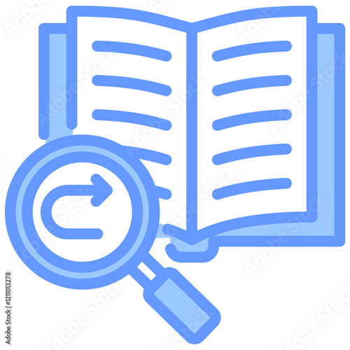 Reference Blue Icon