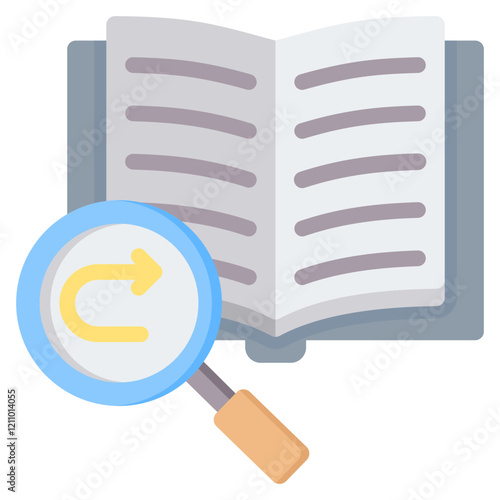 Reference Flat Icon