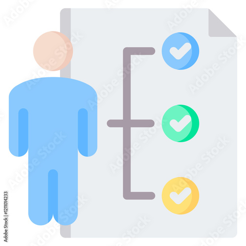 Skill Assessment Flat Icon