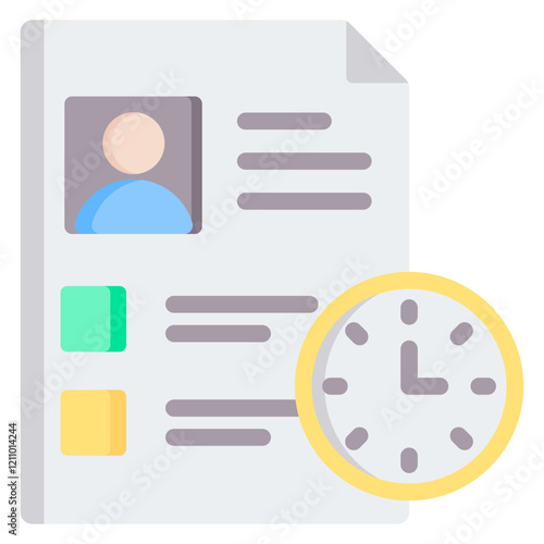Probation Period Flat Icon