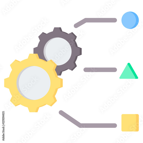 Skill Set Flat Icon